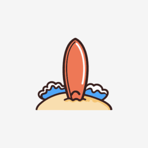 Surfboard icon