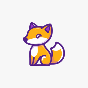 Fox lineal color icon