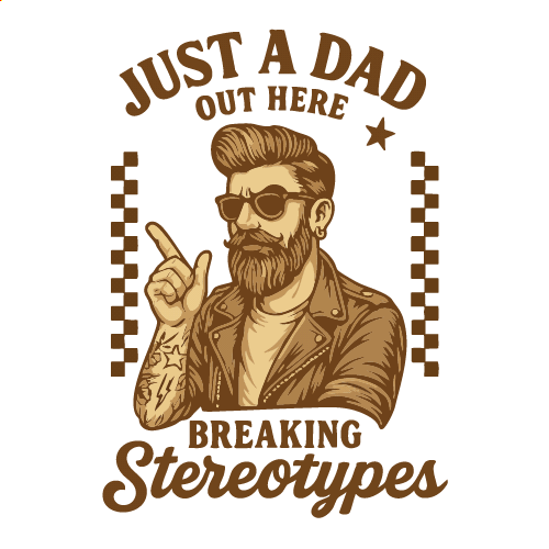 Just a Dad Out Here Breaking Stereotypes